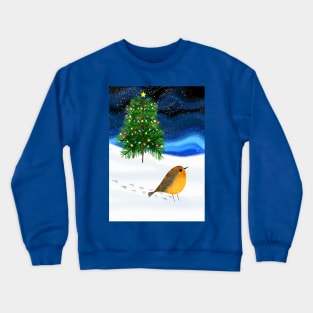 Christmas Robin Crewneck Sweatshirt